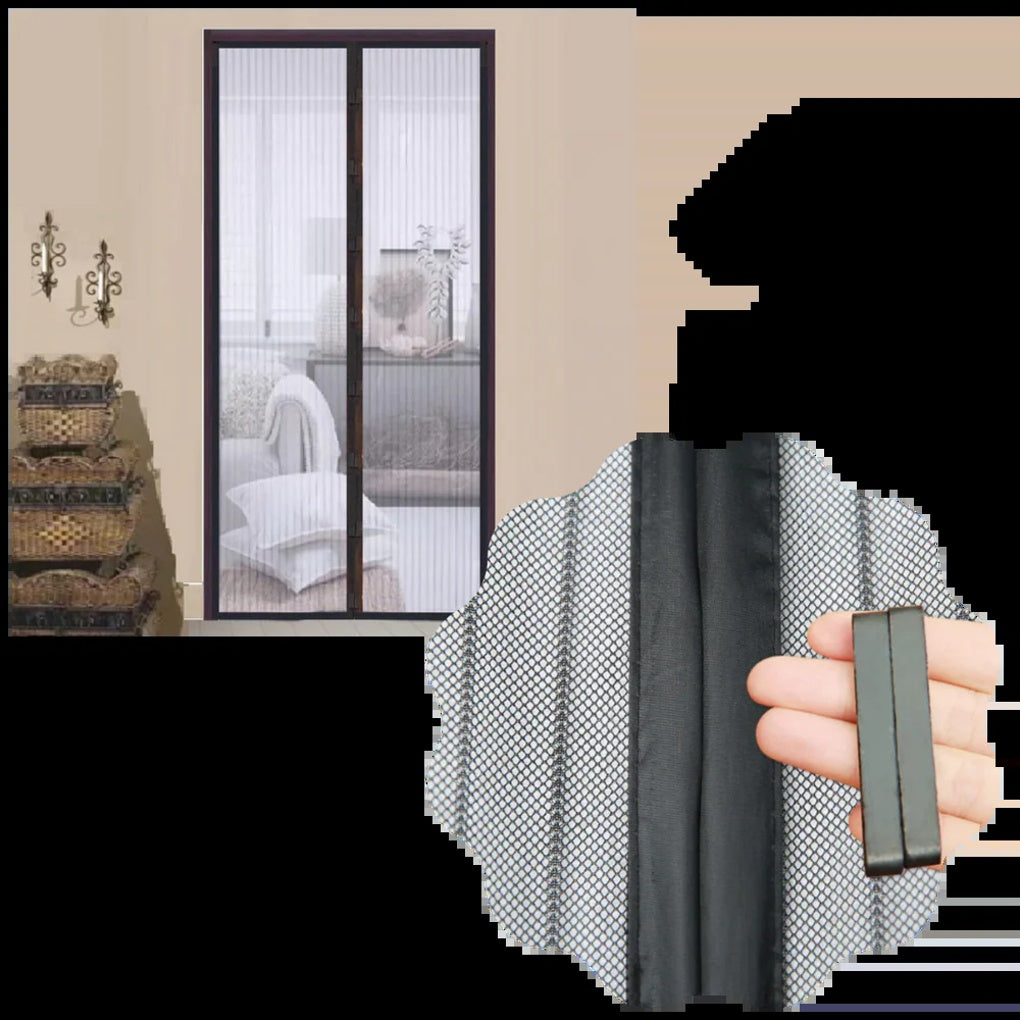 Porte Écran Magnétique – Barrière Insectes Mains Libres