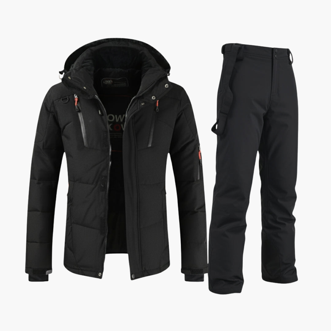 Ensemble de Ski pour Hommes – Veste à Capuche et Pantalon