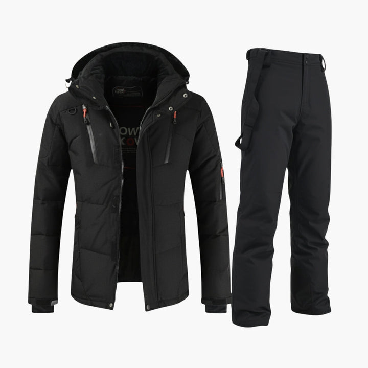 Ensemble de Ski pour Hommes – Veste à Capuche et Pantalon