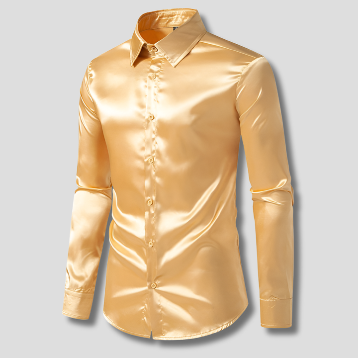Chemise Brillante Style Affaires Homme