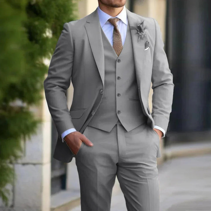 Costume 3 pièces Brecken Élegant pour Hommes – Sophistication Intemporelle pour Toutes les Occasions
