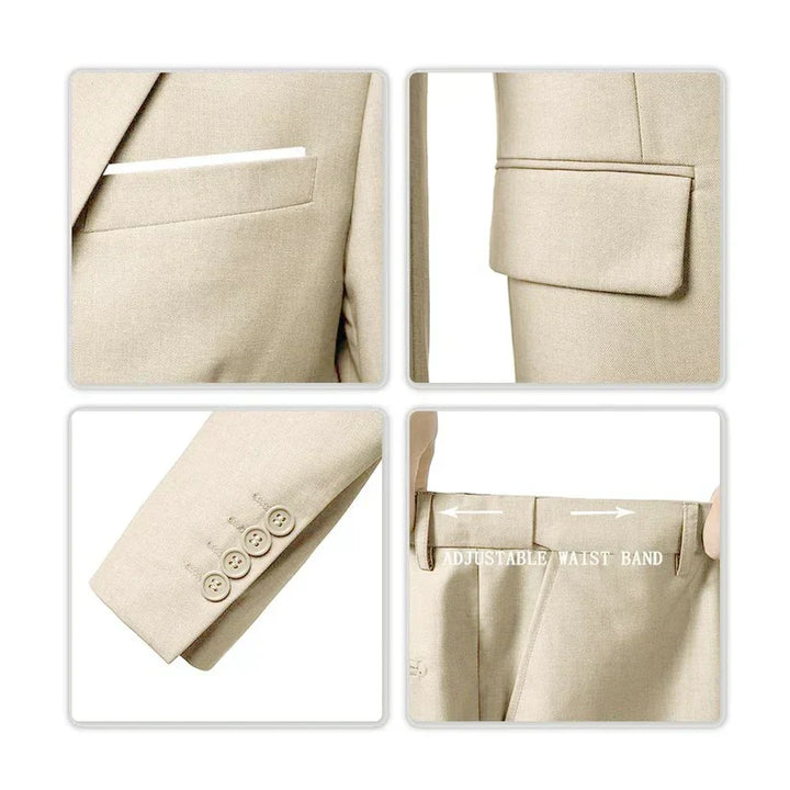 Costume 3 pièces Brecken Élegant pour Hommes – Sophistication Intemporelle pour Toutes les Occasions