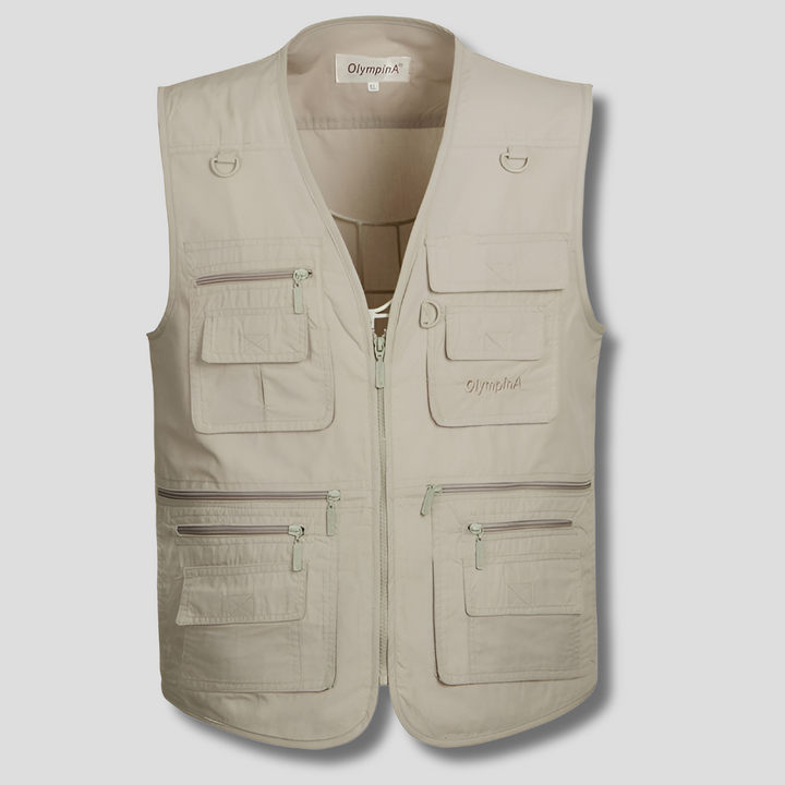 Gilet de randonnée multifonctionnel pour hommes
