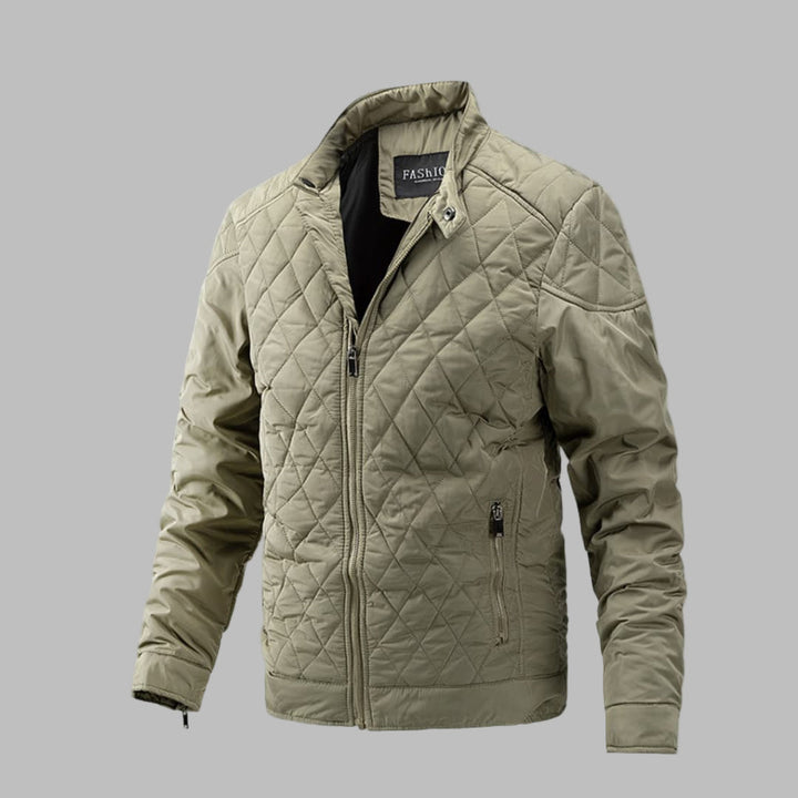 Veste Élégante Quilted pour Hommes – Style Polyvalent
