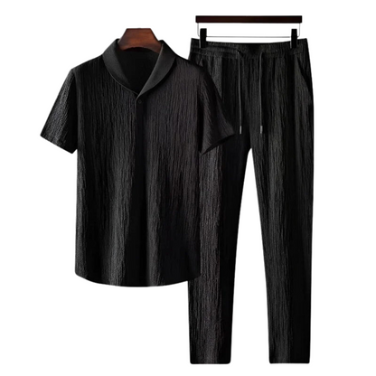 Cotton Polo & Pantalon Set