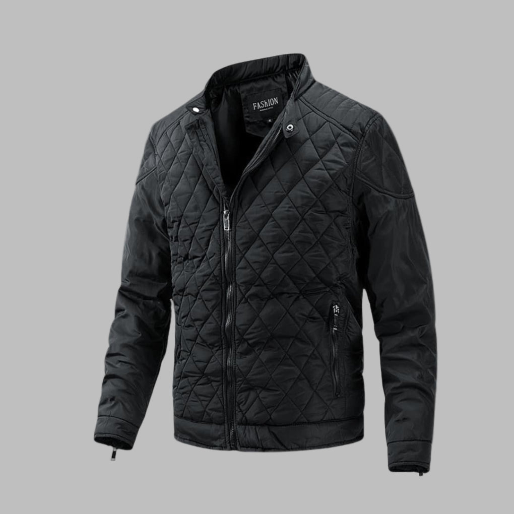Veste Élégante Quilted pour Hommes – Style Polyvalent