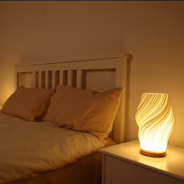 Lampe de Table LED Luxe Design Tourbillon