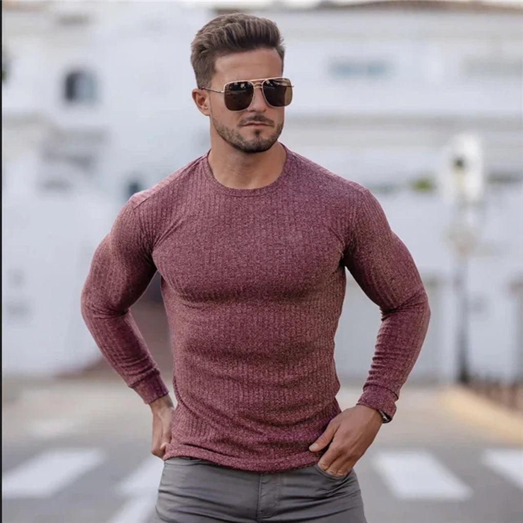 Pull en laine fine style élégant décontracté
