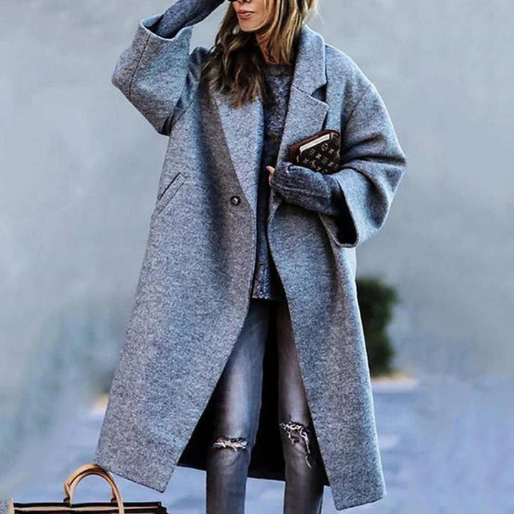 Manteau Long Stylé d'Automne – Couche Chaude pour Jours Froids