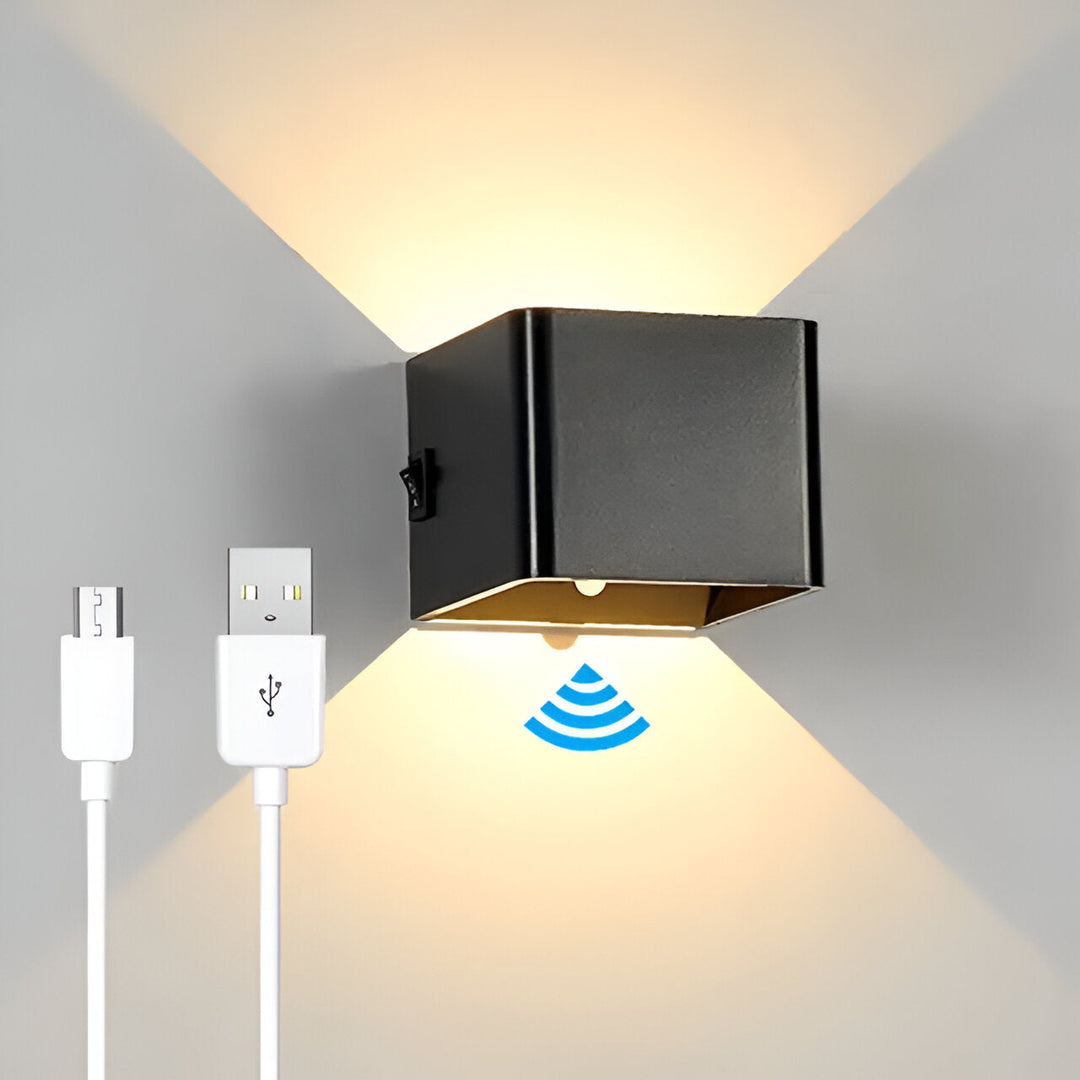 Nordic WallLight - Applique Murale LED Moderne au Design Nordique - Rechargeable par USB