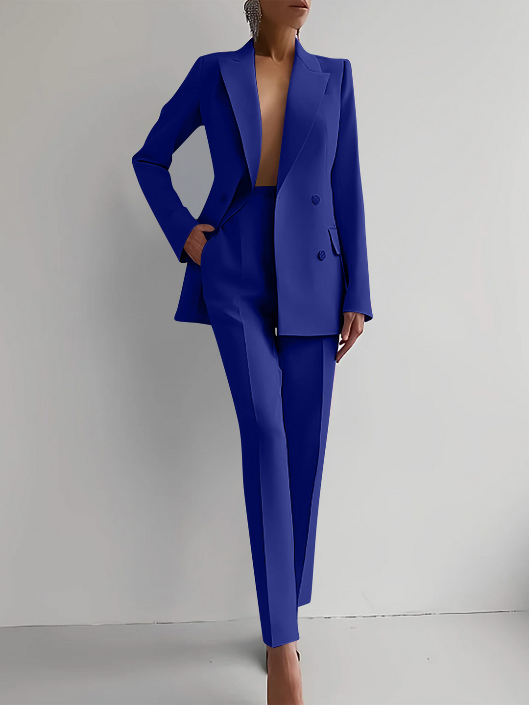 Ensemble Blazer Deux Pièces Élégant pour Femmes : Tailoring Raffiné Rencontre Sophistication Moderne