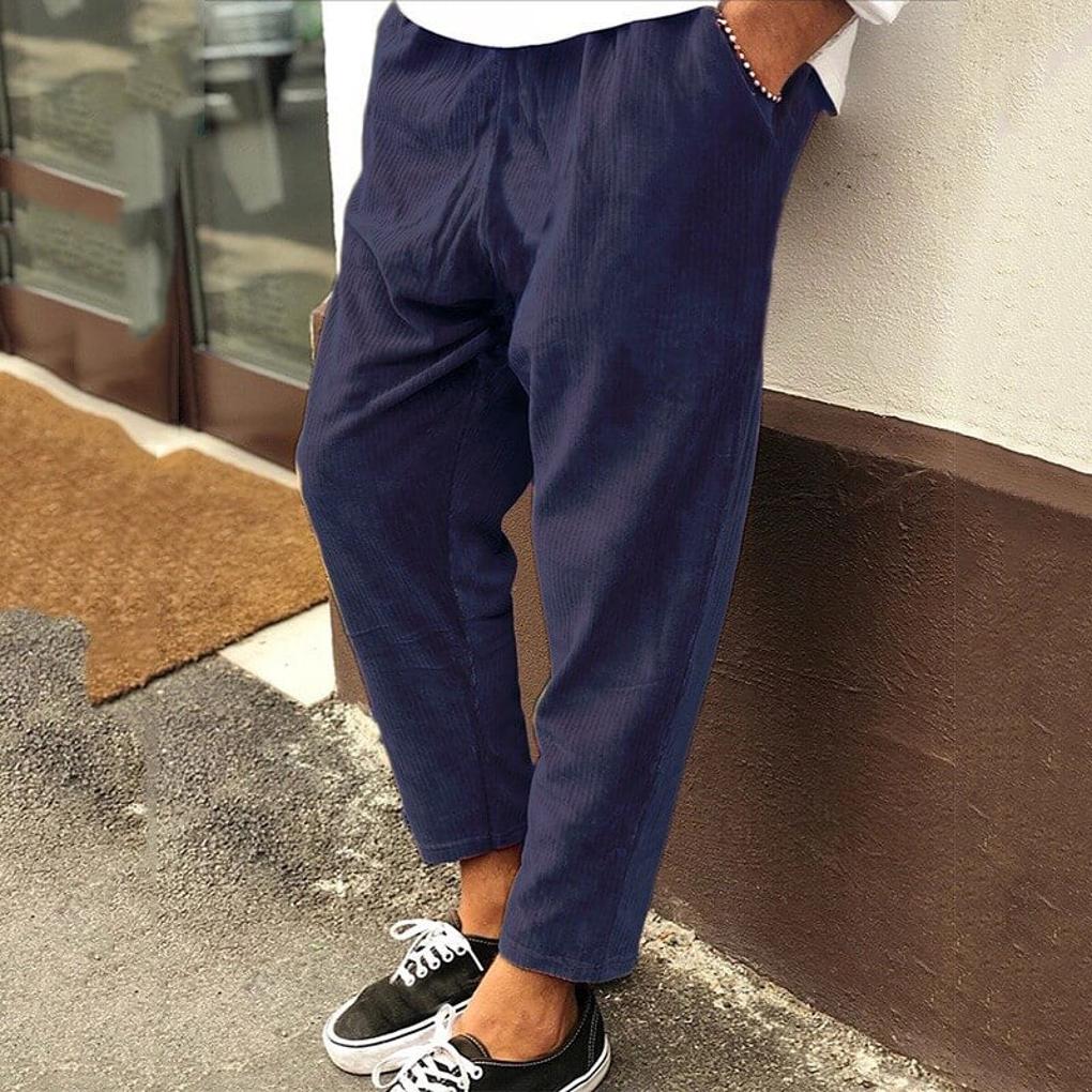 Pantalons pour hommes – Corduroy casual quotidien