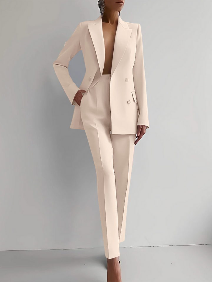 Ensemble Blazer Deux Pièces Élégant pour Femmes : Tailoring Raffiné Rencontre Sophistication Moderne