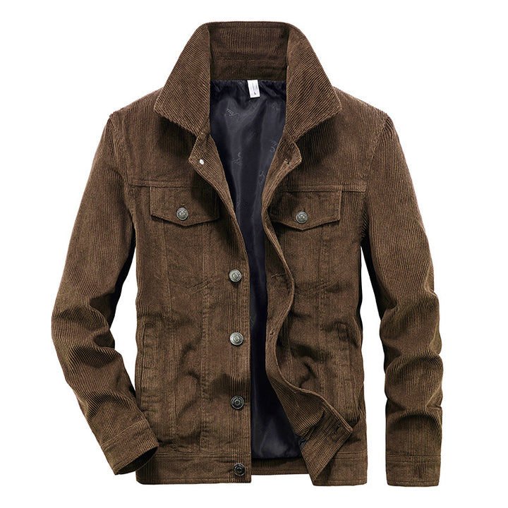 Veste en Corduroy pour Homme – Coupe Fine au Style Épuré
