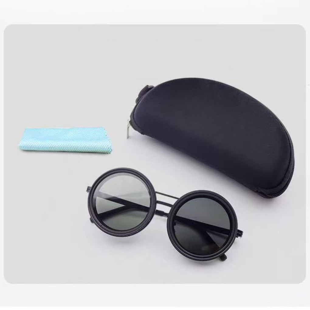Lunettes de soleil avec brillance ajustable