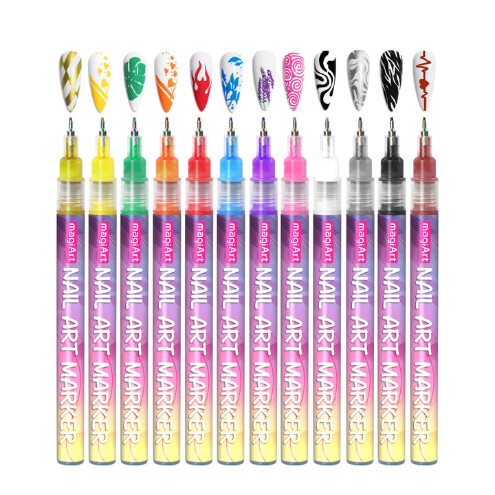 Ensemble de Stylos pour Art des Ongles MagicMilo