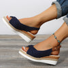 Sandales Wedges Ouvertes à la Mode pour Femmes - Élevez Votre Style d'Été avec Confort et Élégance