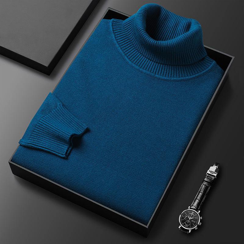 Pull col roulé classique pour homme – Confortable et stylé