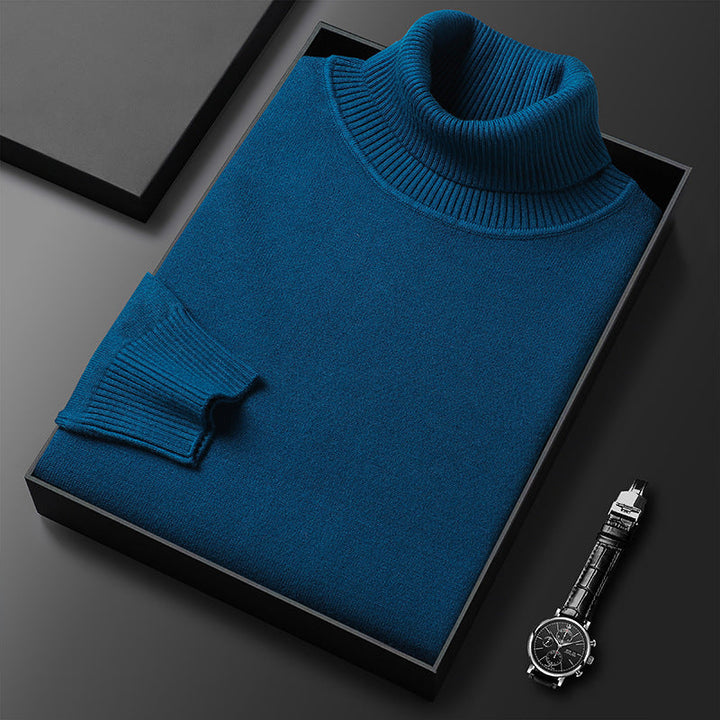 Pull col roulé classique pour homme – Confortable et stylé