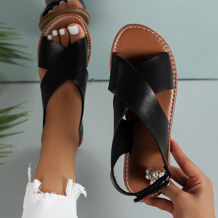 Sandales Vintage en Cuir de Style Indien