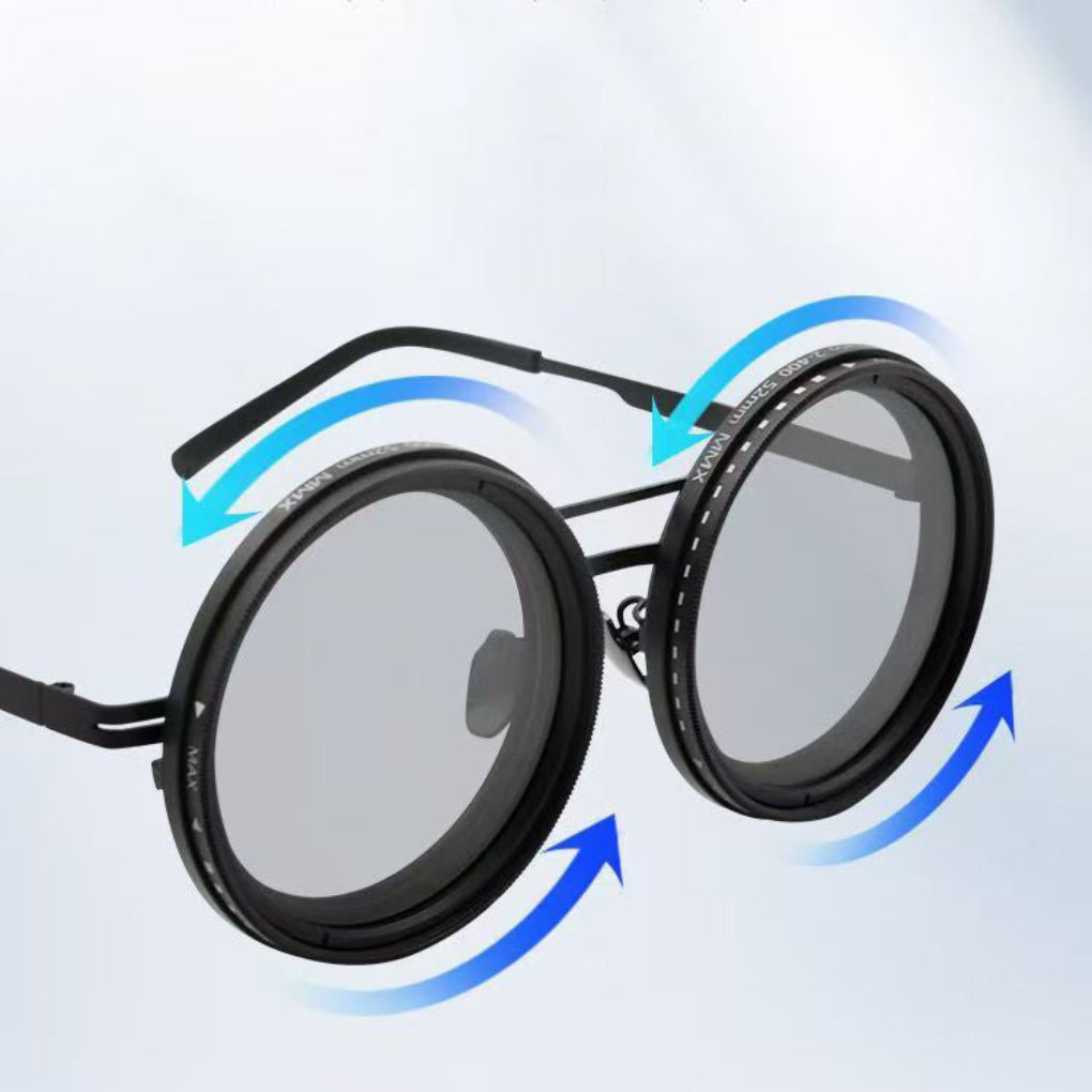 Lunettes de soleil avec brillance ajustable