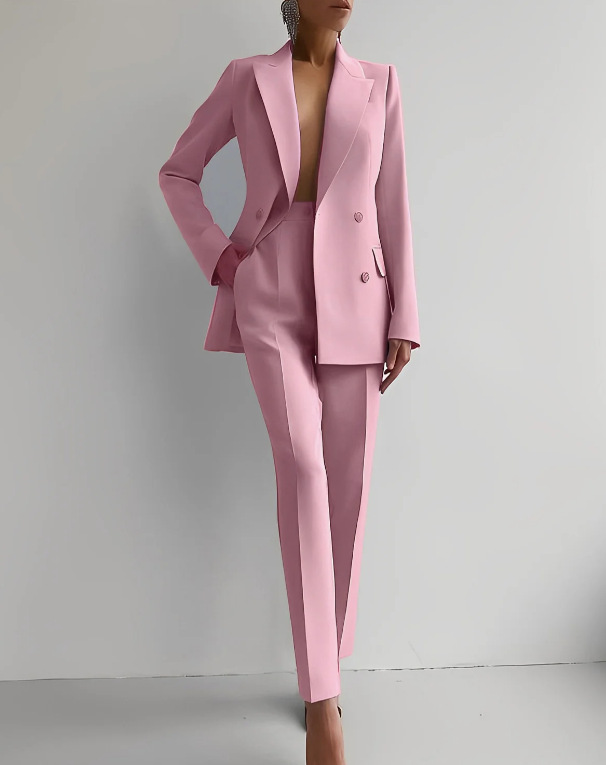 Ensemble Blazer Deux Pièces Élégant pour Femmes : Tailoring Raffiné Rencontre Sophistication Moderne