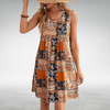 Robe Boho Fluide Imprimée Plage