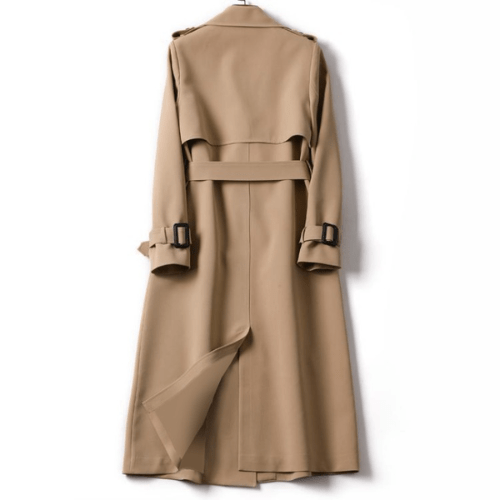 Manteau Trench Vintage Tendance pour Femmes Bord Intemporel avec Attractivité Moderne