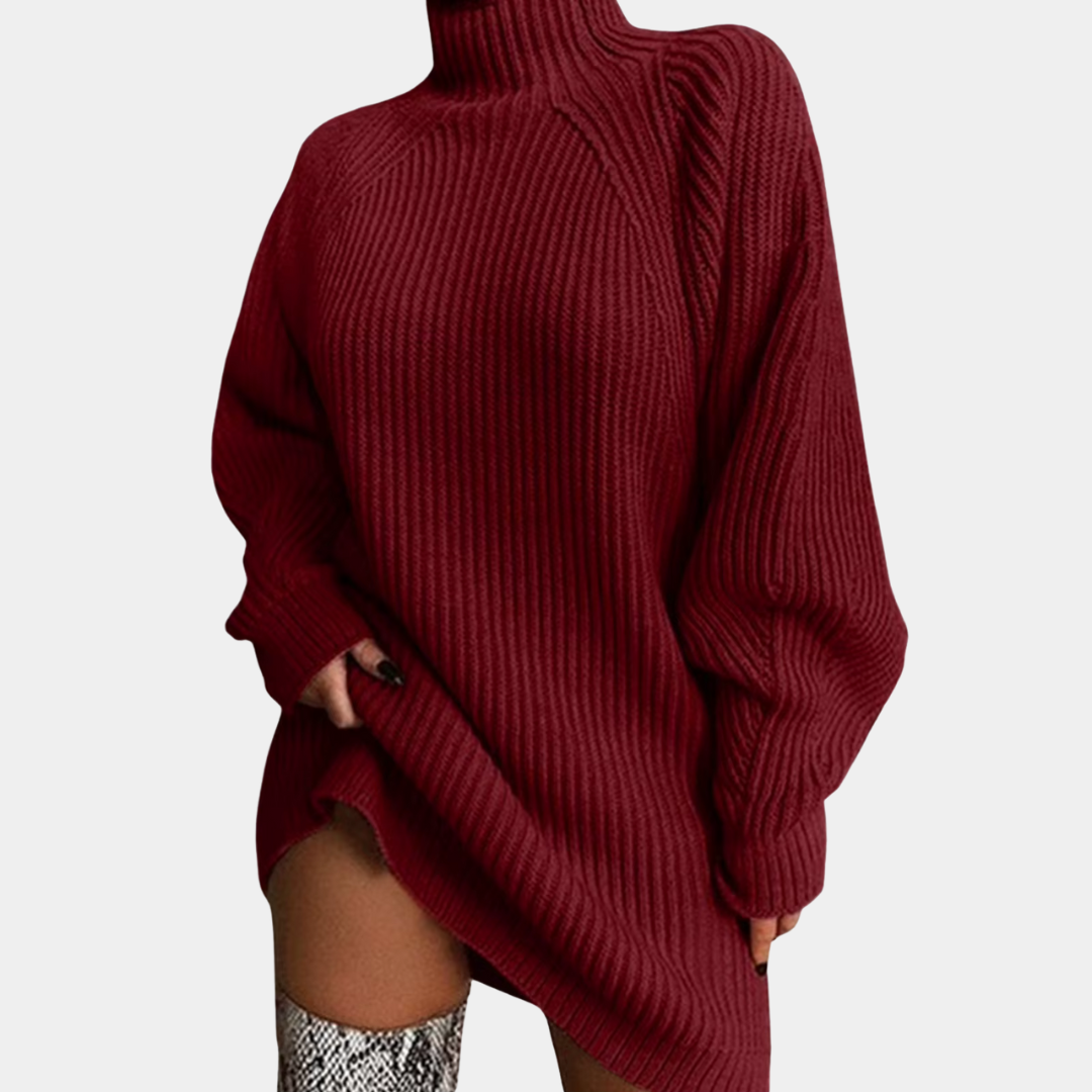 Pull en maille surdimensionné confortable pour femmes