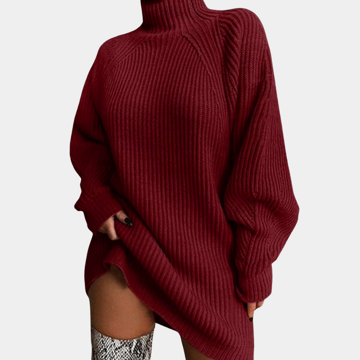 Pull en maille surdimensionné confortable pour femmes