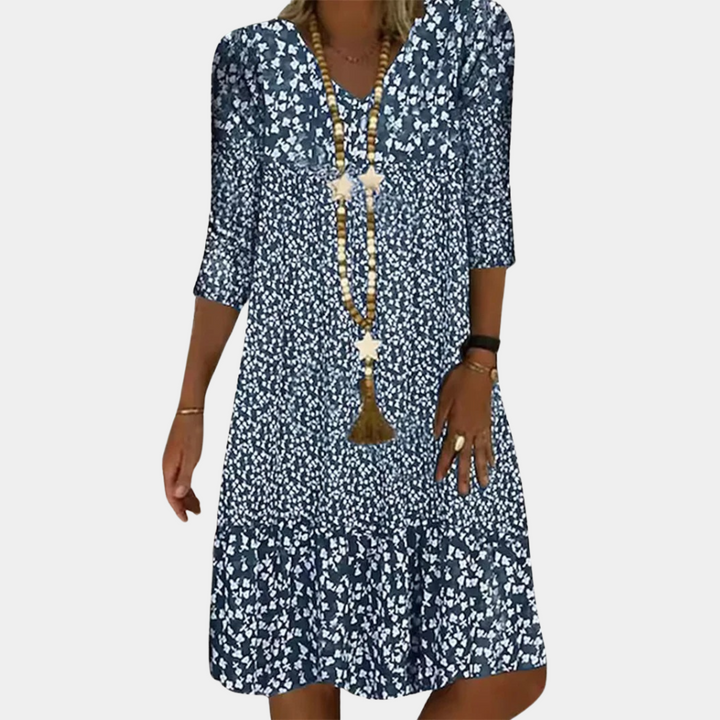 Robe Midi Été Élegante pour Femmes
