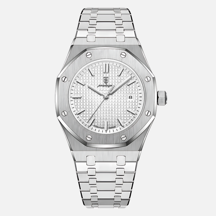 Montre Homme en Acier Inoxydable Élégante