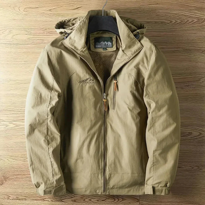 Veste extérieure imperméable respirante pour hommes avec capuche