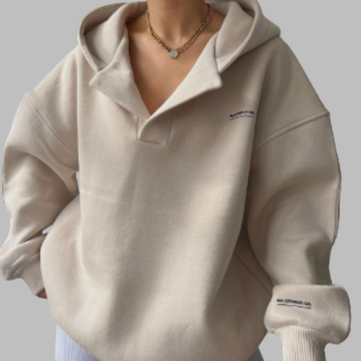 Sweat à Capuche Hiver Femme Moderne