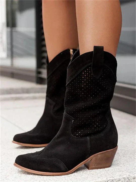 Bottes Cowboy Mi-Hautes pour Femmes