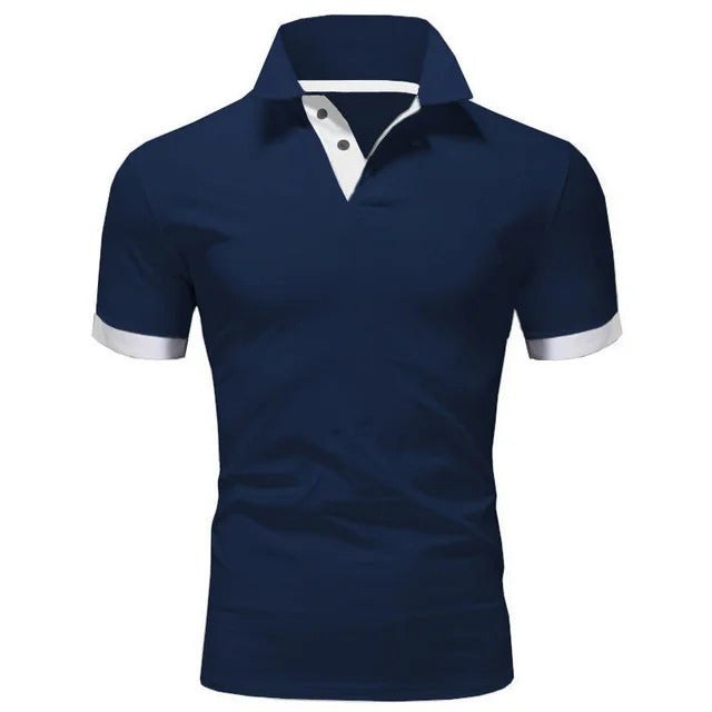 Polo en coton respirant pour hommes