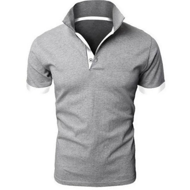 Polo en coton respirant pour hommes