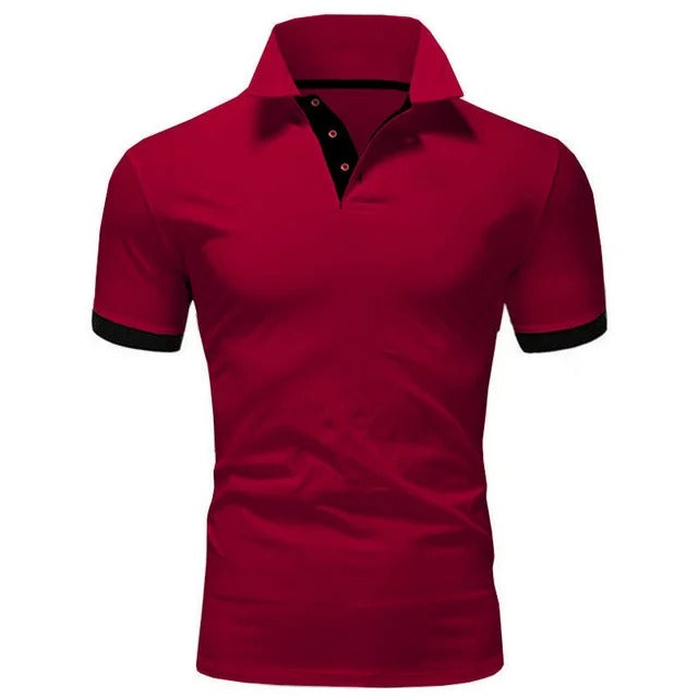 Polo en coton respirant pour hommes