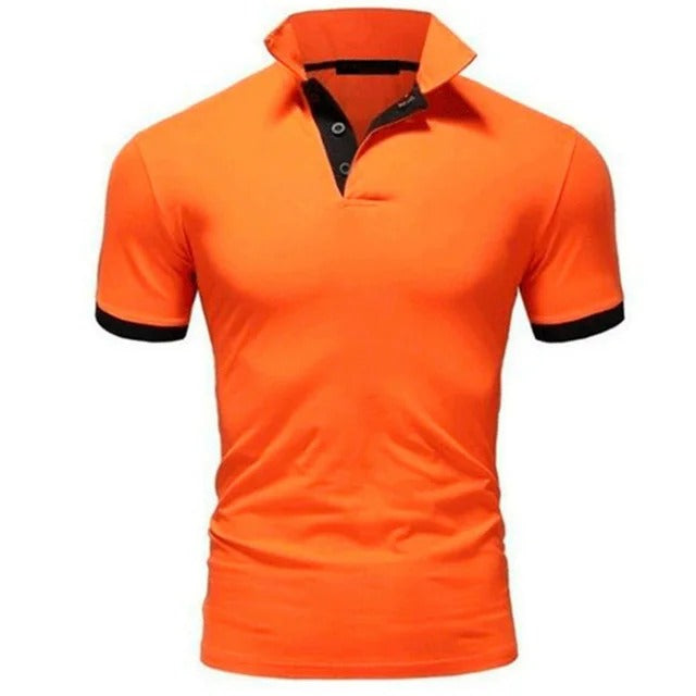 Polo en coton respirant pour hommes