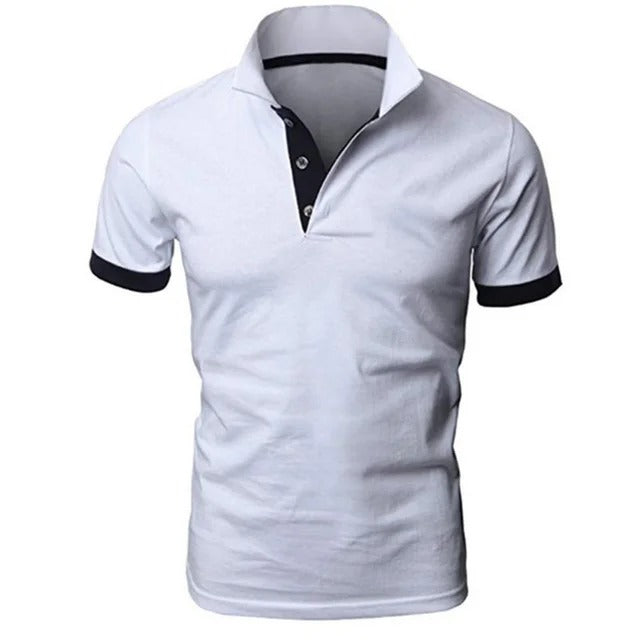 Polo en coton respirant pour hommes