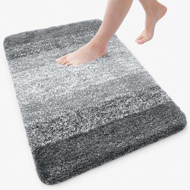 Tapis de bain Corinna super absorbant anti-glissant – confort de séchage instantané