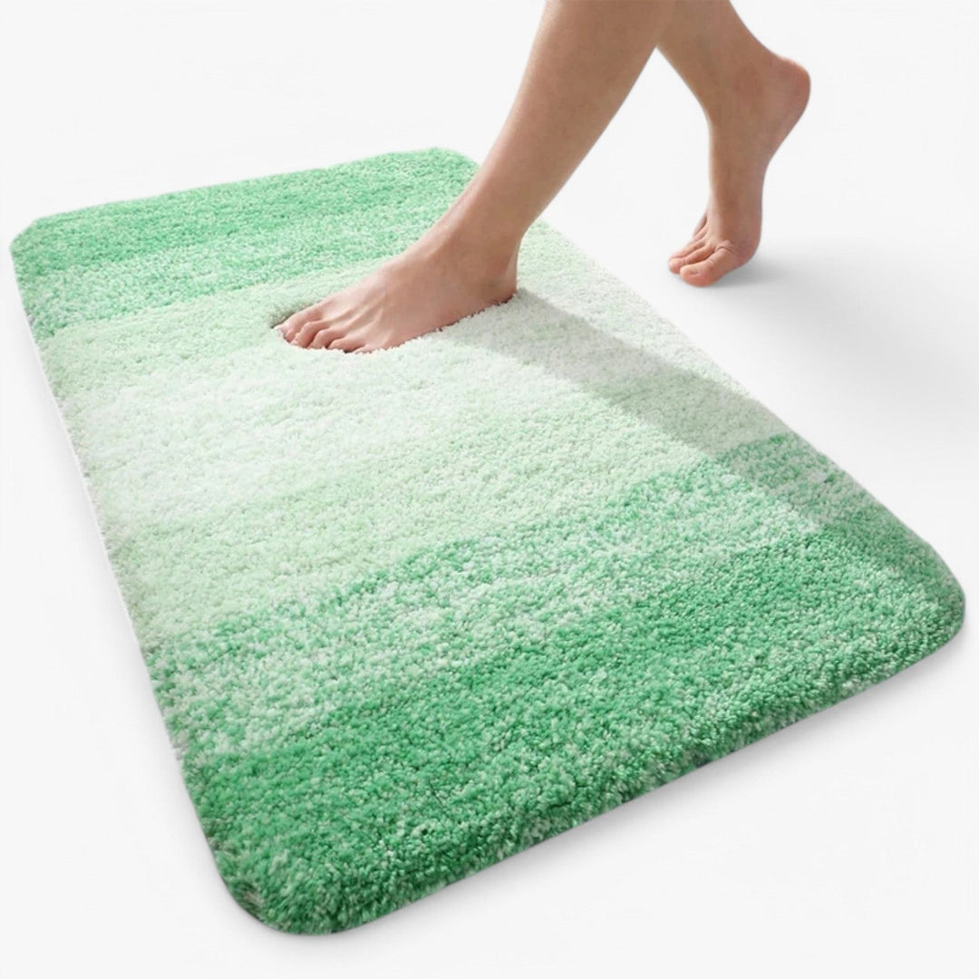 Tapis de bain Corinna super absorbant anti-glissant – confort de séchage instantané