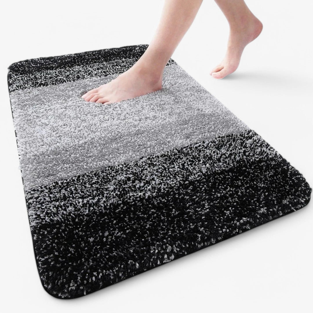 Tapis de bain Corinna super absorbant anti-glissant – confort de séchage instantané
