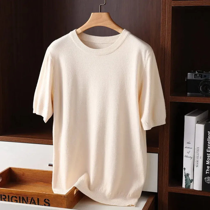 T-shirt Homme Col Rond – Basics Élevés pour un Port Quotidien