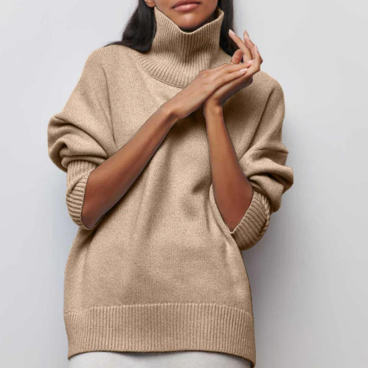 Pull à col roulé pour femmes – Basique d'hiver