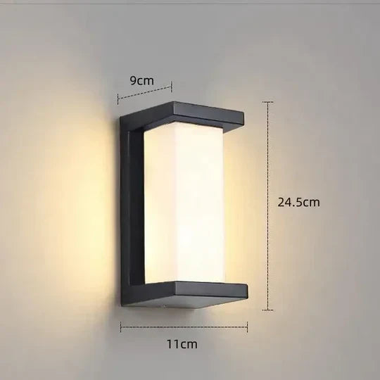 Lampe Murale LED Extérieure avec Capteur de Mouvement Éclairage Intelligent