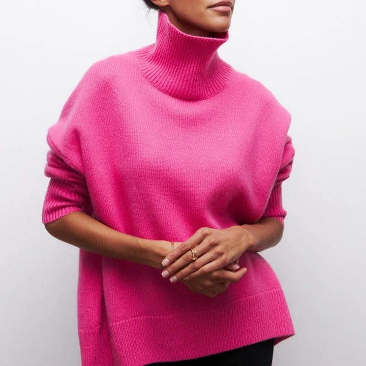 Pull à col roulé pour femmes – Basique d'hiver
