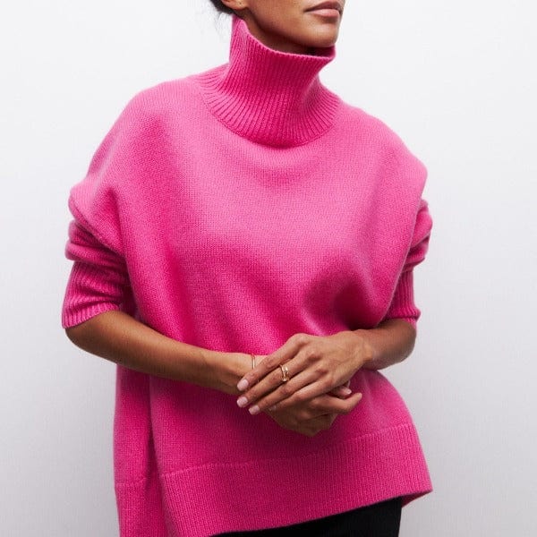 Norah | Pull Col Roulé Classique Femme