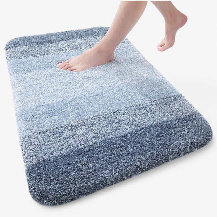 Tapis de bain Corinna super absorbant anti-glissant – confort de séchage instantané