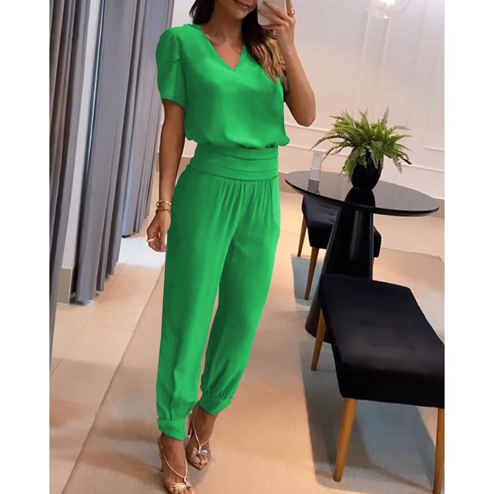 Ensemble Élégant et Confortable en 2 Pièces pour Femmes